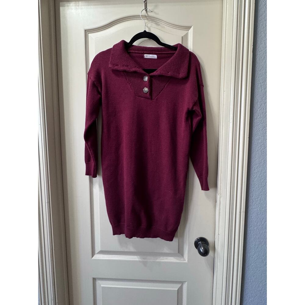 Kirundo burgundy sweater dress small